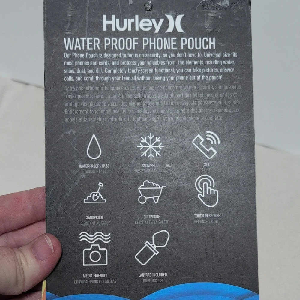 Hurley Tropical Waterproof Phone Pouch
